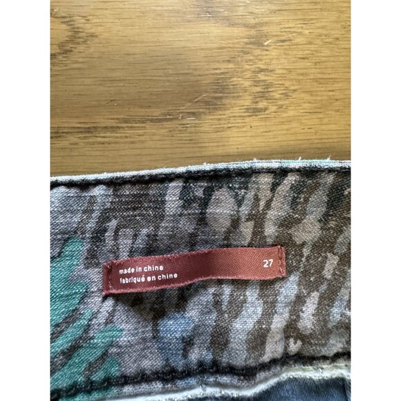 Pilcro Anthropologie Women Pants Colorful Size 27 The Wanderer Cotton Blend - Picture 4 of 14